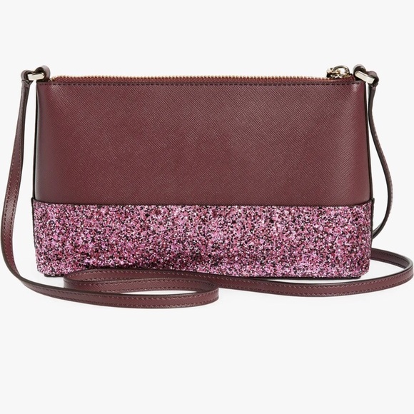 Kate Spade Cherrywood Glitter Crossbody - Picture 2 of 5